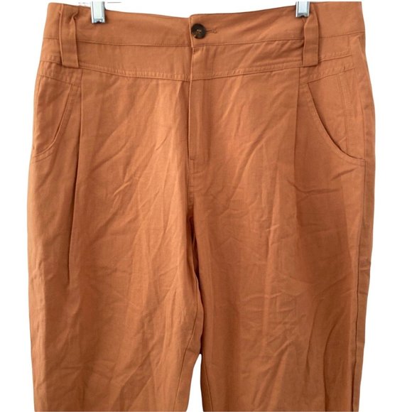 Elodie Pants Womens Size Large Clay Light Orange - Picture 6 of 10